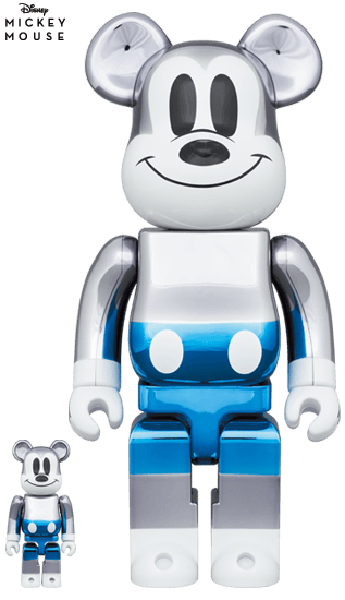 Fragmentdesign Mickey Mouse Blue Ver. Bearbrick 400%+100% (Medicom Fragmentdesign Mickey Mouse Blue Ver. Bearbrick 400%+100% (Medicom