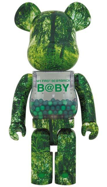 My First Baby Forest Green Bearbrick 1000% – Eye For Toys