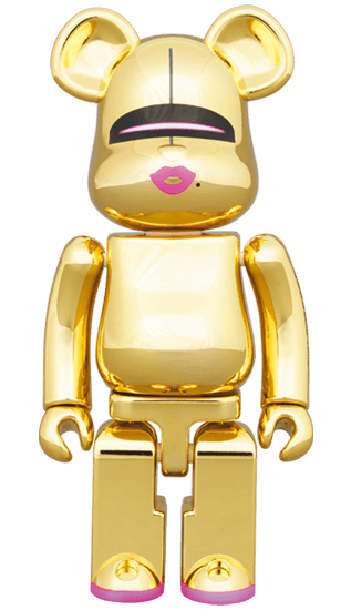 Sorayama x 2G Bearbrick (Gold) 200% – Eye For Toys