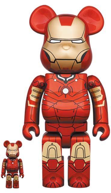 人気の春夏 Ⅲ MARK MAN IRON BE@RBRICK - TOY MEDICOM 100% 400