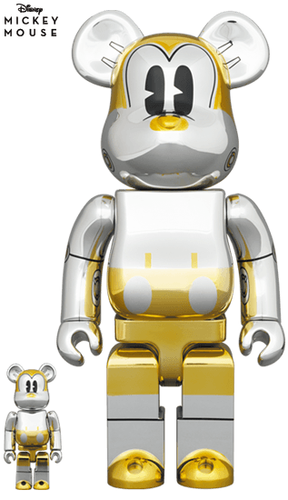 Hajime Sorayama Future Mickey 2021 Bearbrick 400%+100% – Eye For Toys