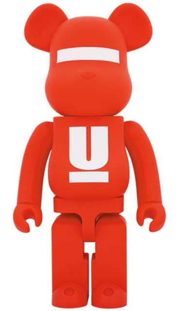 BE@RBRICK UNDERCOVER LOGO RED 1000％