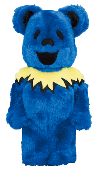 [Preorder] Grateful Dead Dancing Bears Costume Ver. Blue 400% Bearbrick - Eye For Toys
