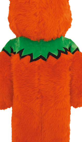 [Preorder] Grateful Dead Dancing Bears Costume Ver. Orange 1000% Bearbrick - Eye For Toys