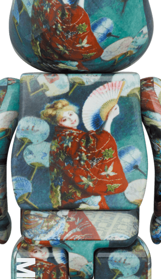 [Preorder] Boston Museum Claude Monet "La Japonaise" 400%+100% Bearbrick - Eye For Toys