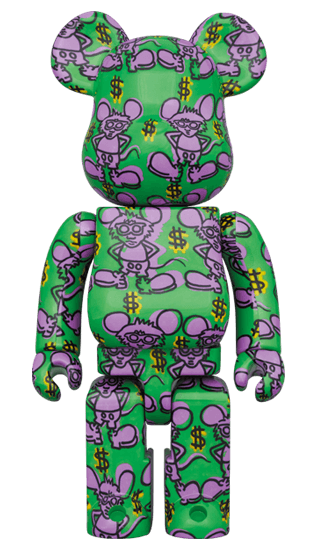 [Preorder] Keith Haring #11 400%+100% Bearbrick - Eye For Toys