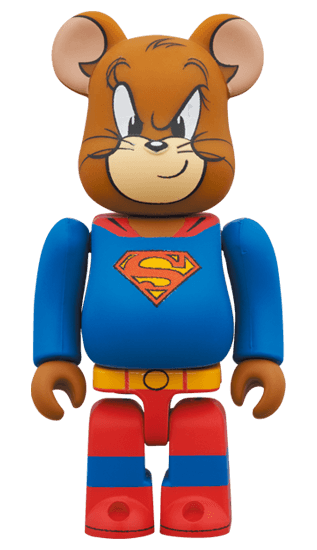 [Preorder] Tom and Jerry as Superman 400%+100% Bearbrick Set of 4 - Eye For Toys