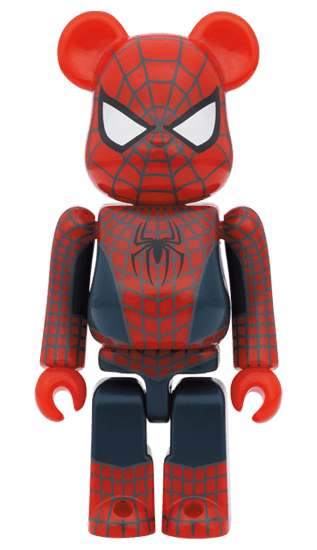 The Amazing Spider-Man Bearbrick 400%+100% - Eye For Toys