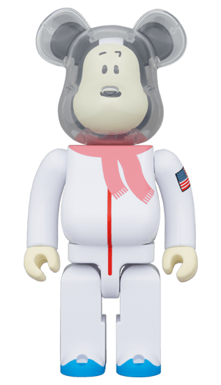 Astronaut Snoopy 400% Bearbrick - Eye For Toys