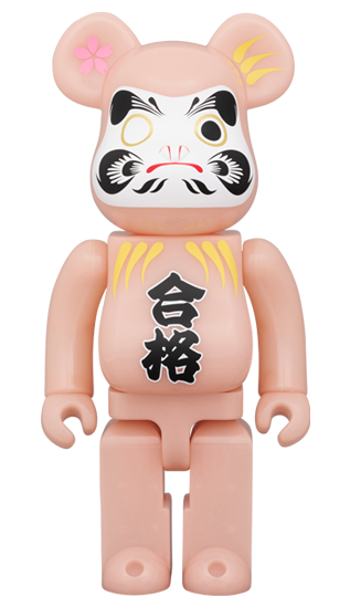 Daruma Red GID Pass Bearbrick 400%