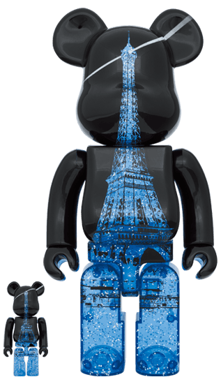 Eiffel Tower Sparkling Ver. Bearbrick 400%+100% - Eye For Toys