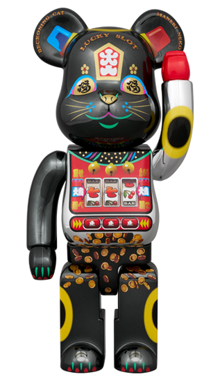 Manekineko Lucky Cat Jackpot Bearbrick 400%