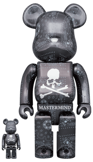Mastermind Japan Bandana Bearbrick 400%+100% - Eye For Toys