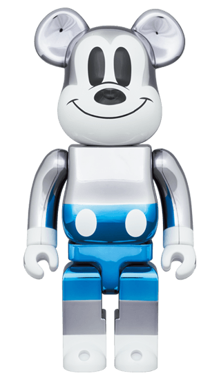 Fragmentdesign Mickey Mouse Blue Ver. Bearbrick 400%+100% (Medicom Exhibition Exclusive) - Eye For Toys