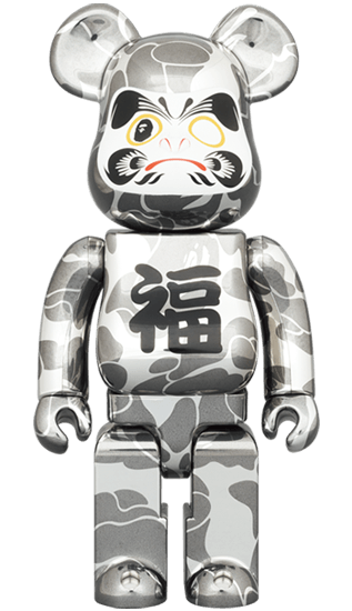 Bape 2022 Manekineko & Daruma Set of 4 Bearbrick 400% + 100% - Eye For Toys
