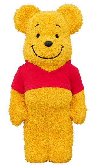 [Preorder] Winnie the Pooh Costume Ver. (Pile Fabric) 400% Bearbrick