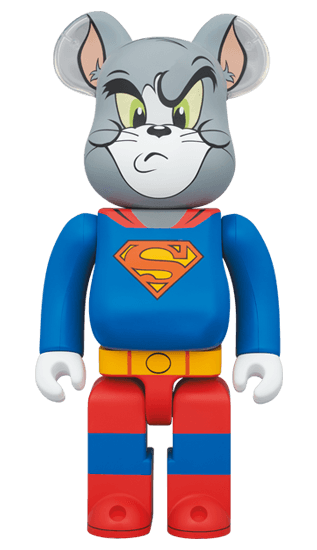 [Preorder] Tom and Jerry as Superman 400%+100% Bearbrick Set of 4 - Eye For Toys
