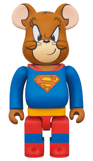 [Preorder] Tom and Jerry as Superman 400%+100% Bearbrick Set of 4 - Eye For Toys