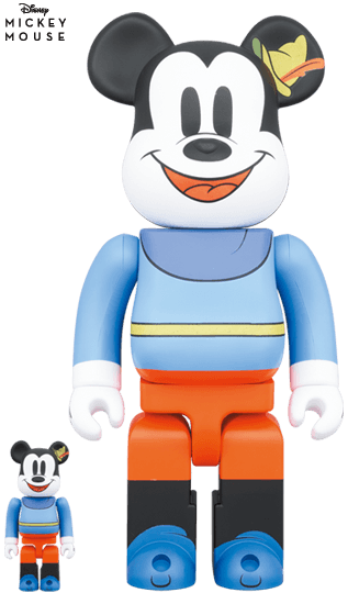 Mickey Mouse “Brave Little Tailor” 400%+100% Bearbrick - Eye For Toys