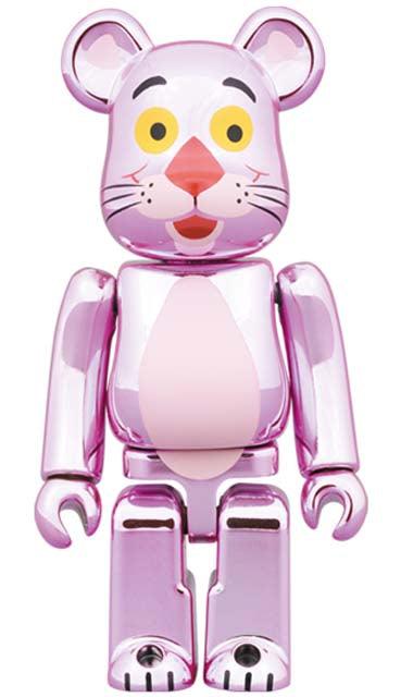 Pink Panther Chrome Ver. 400%+100% Bearbrick - Eye For Toys