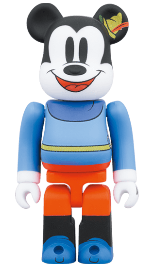 Mickey Mouse “Brave Little Tailor” 400%+100% Bearbrick - Eye For Toys