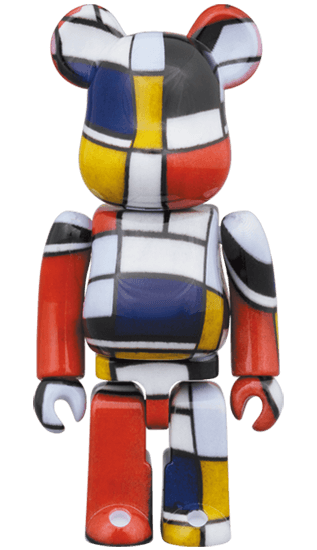 Piet Mondrian Bearbrick 400%+100% - Eye For Toys