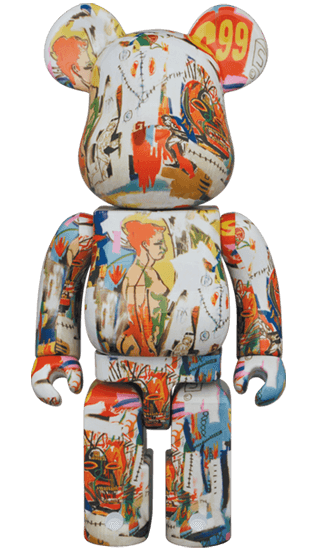 Andy Warhol x Jean-Michel Basquiat #4 400% Bearbrick - Eye For Toys