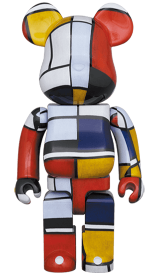 Piet Mondrian Bearbrick 400%+100% - Eye For Toys