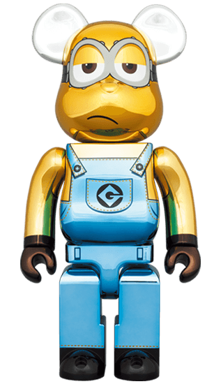 Minion Kevin Chrome Ver. 400%+100% Bearbrick - Eye For Toys