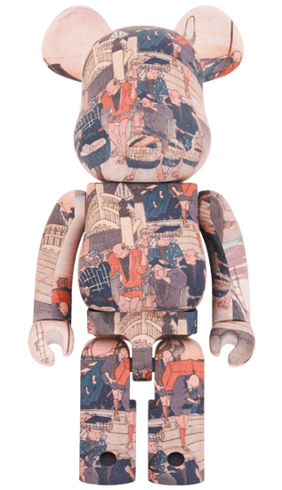 [Preorder] Tokyo National Museum - Hiroshige Utagawa "Fifty-three Stations of the Tokaido" Nihonbashi 1000% Bearbrick - Eye For Toys