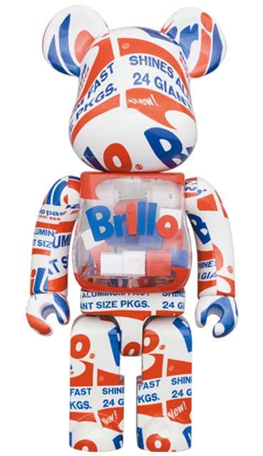 Andy Warhol Brillo 2022 400%+100% Bearbrick - Eye For Toys