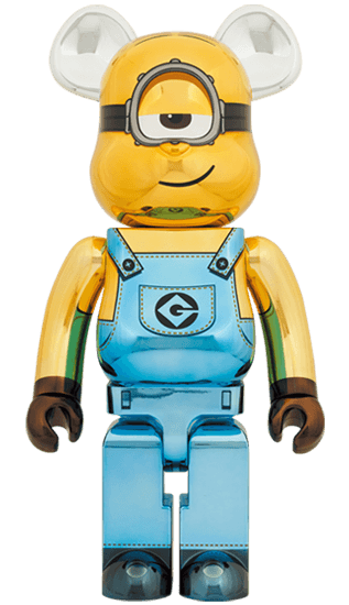 [Preorder] Minion Stuart Chrome Ver. 1000% Bearbrick - Eye For Toys