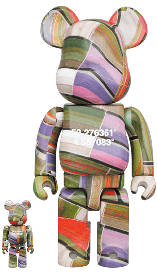 [Preorder] Benjamin Grant (Overview) Lisse 400%+100% Bearbrick - Eye For Toys