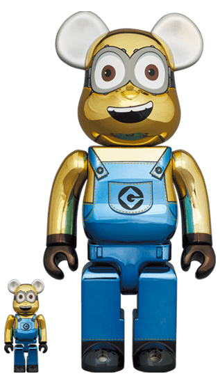 Dave Chrome Ver. Bearbrick 400%+100% - Eye For Toys