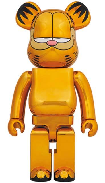 Garfield Gold Chrome Version Bearbrick 1000% - Eye For Toys