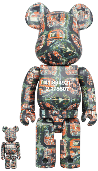 [Preorder] Benjamin Grant (Overview) Barcelona 400%+100% Bearbrick - Eye For Toys