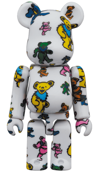 Grateful Dead (Dancing Bear) 400%+100% Bearbrick - Eye For Toys