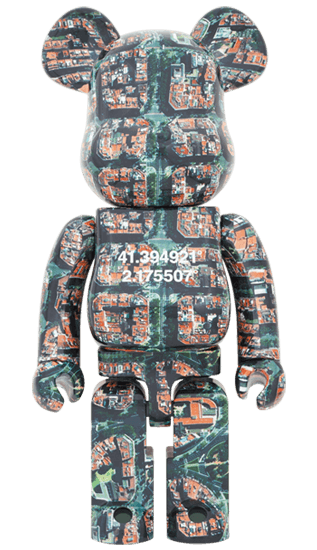 [Preorder] Benjamin Grant (Overview) Barcelona 1000% Bearbrick - Eye For Toys