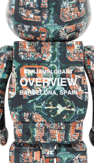 [Preorder] Benjamin Grant (Overview) Barcelona 1000% Bearbrick - Eye For Toys