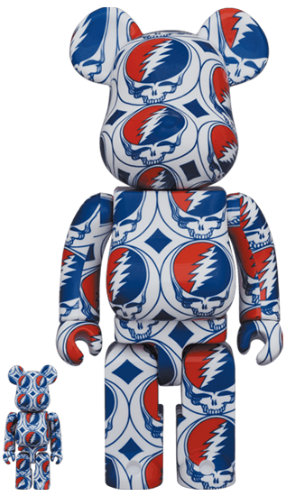 Grateful Dead (Steal Your Bear) 400%+100% Bearbrick - Eye For Toys