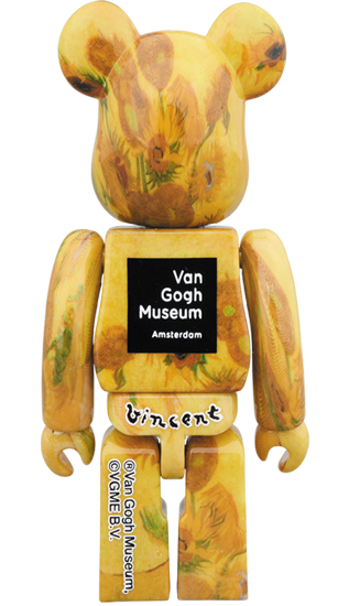 Van Gogh Museum Sunflowers Bearbrick 400%+100% - Eye For Toys
