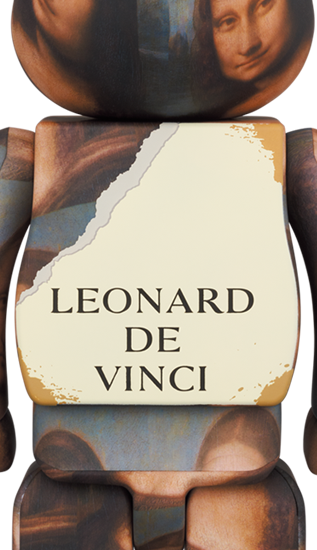 Leonard De Vinci - Mona Lisa Bearbrick 400%+100% - Eye For Toys