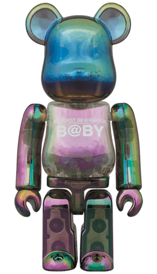 My First Baby Clear Black Chrome Ver. Bearbrick 400%+100% – Eye