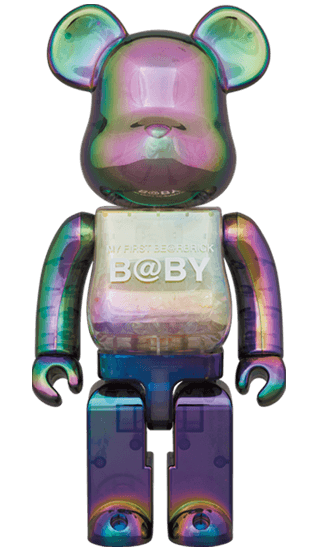 My First Baby Clear Black Chrome Ver. Bearbrick 400%+100% – Eye