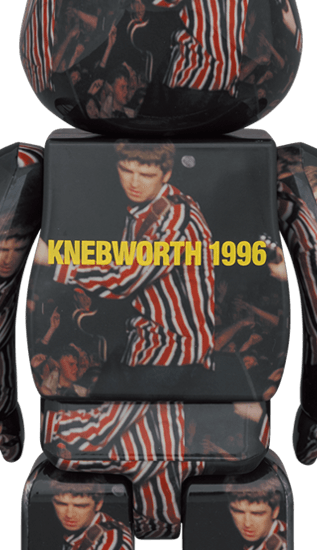 [Preorder] Oasis Knebworth 1996 (Noel Gallagher) 400%+100% Bearbrick - Eye For Toys