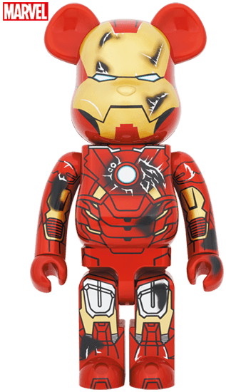 Iron Man Mark 7 Damage Ver. Bearbrick 400% - Eye For Toys