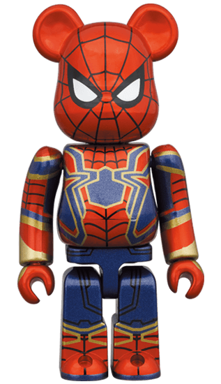 Iron Spider Bearbrick 400%+100% - Eye For Toys