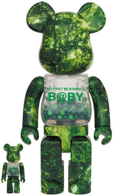 My First Baby Forest Green Bearbrick 400%+100% - Eye For Toys
