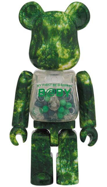 My First Baby Forest Green Bearbrick 400%+100% – Eye For Toys