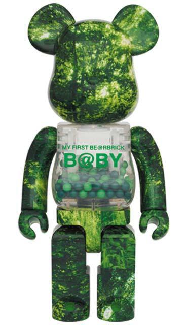 My First Baby Forest Green Bearbrick 400%+100% – Eye For Toys